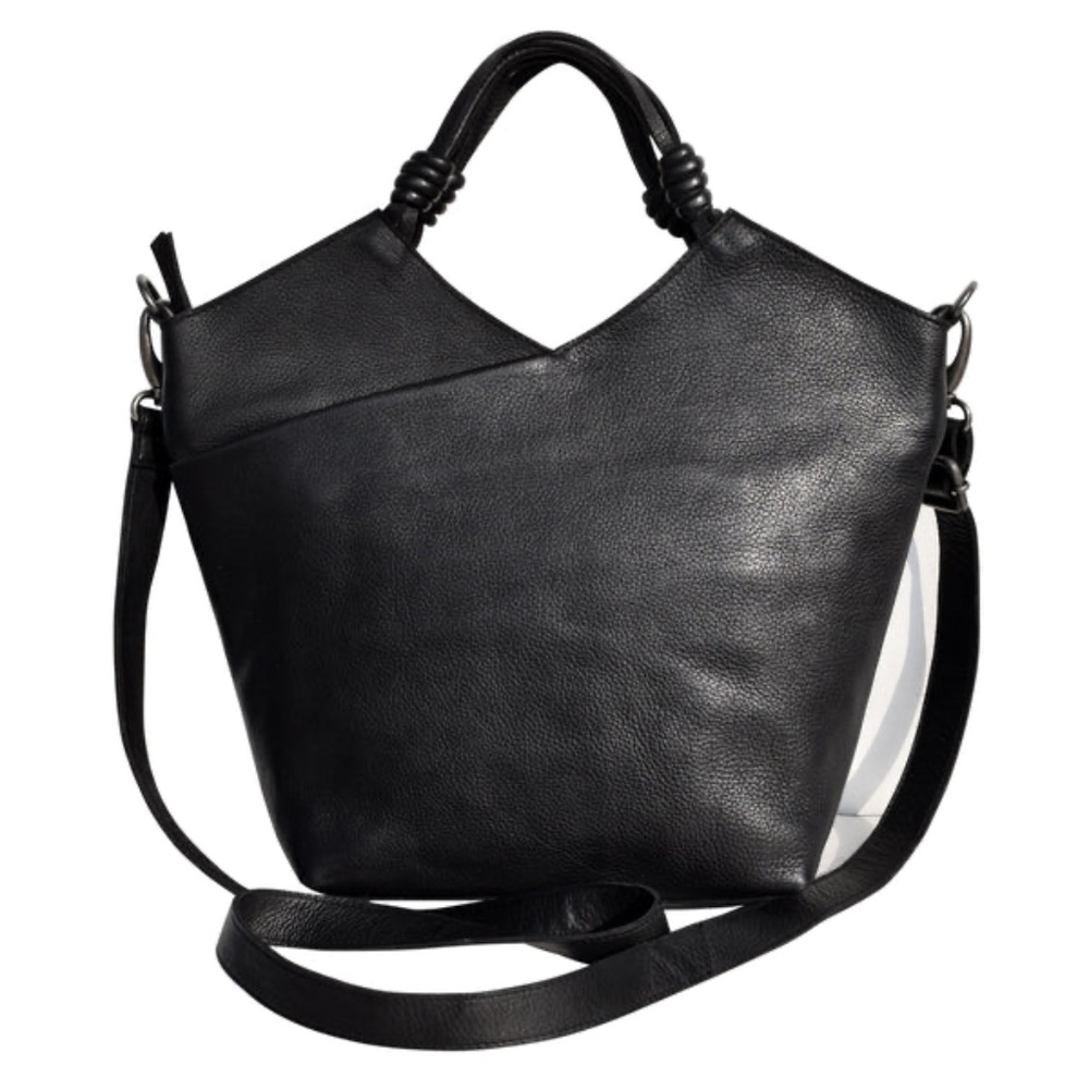 Latico Leather Nash Tote/Crossbody in Black
